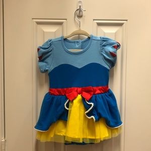 Snow White Toddler Dress Costume w/ Shoes & Bow